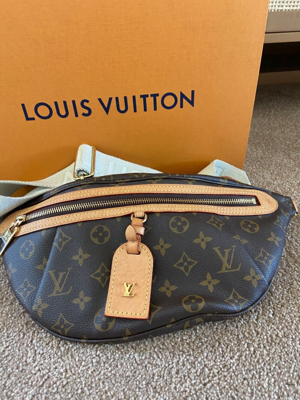 Louis Vuitton Canvas High Rise Monogram Bumbag - Picture 3 of 9